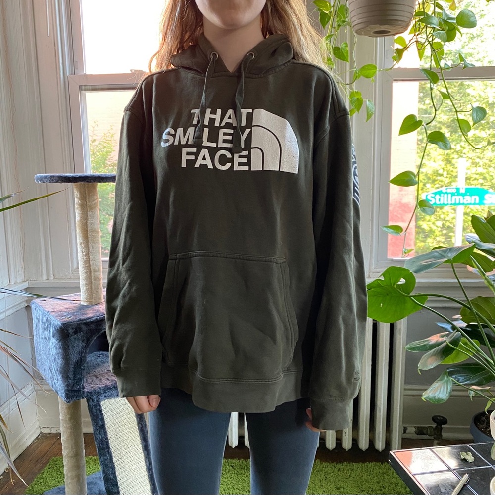 North Face sweatshirt